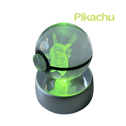 Crystal Pokeball Pikachu Gengar Mew